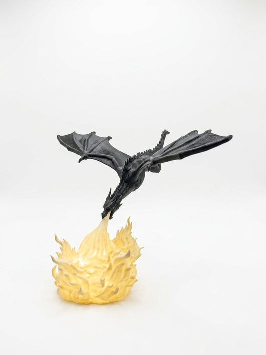 The Ember Dragon — Sculptural Lamp