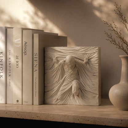 The Veil — Sculptural Bookend