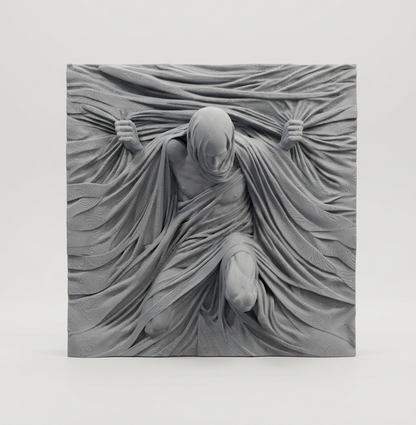The Veil — Sculptural Bookend