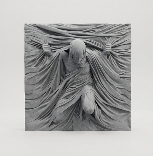 The Veil — Sculptural Bookend
